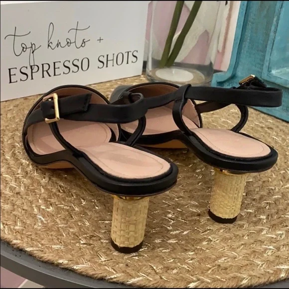 Gorgeous LEATHER slingback PUMPS SIZE 7 - Picture 8 of 10